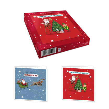 Christmas Wishes Charity Cards - Box of 16