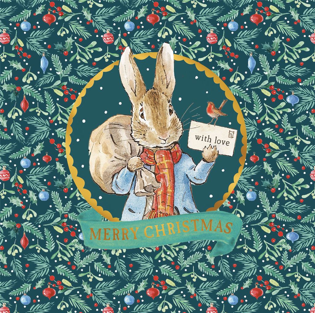 Beatrix Potter Peter Rabbit Christmas Cards - Box of 16 Cards