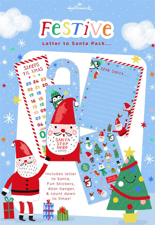 Festive Letter to Santa Activity Pack