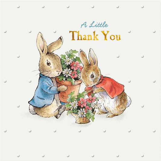 Beatrix Potter-Peter Rabbit Thank you Card