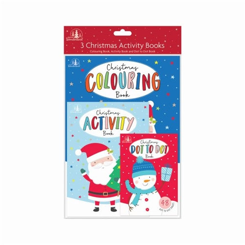 Christmas 3 Pack Activity Books