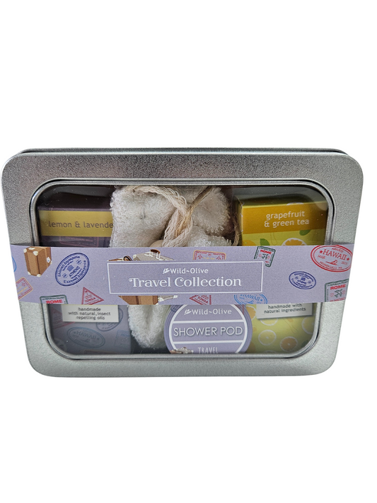 Pamper Gift Set Tin - Travel Collection