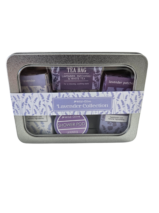 Pamper Gift Set Tin - Lavender Collection