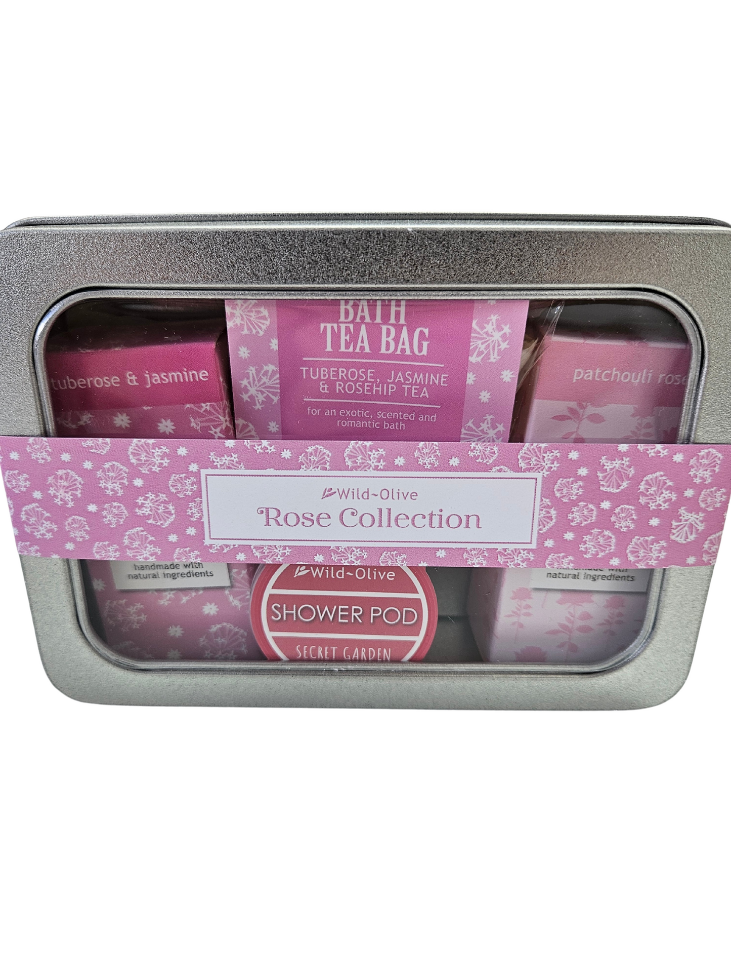 Pamper Gift Set Tin - Rose Collection