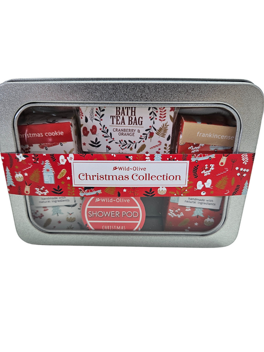 Pamper Gift Set Tin - Christmas Collection