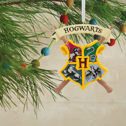 Collectable Harry Potter™ Ornament - Hogwarts Crest Design