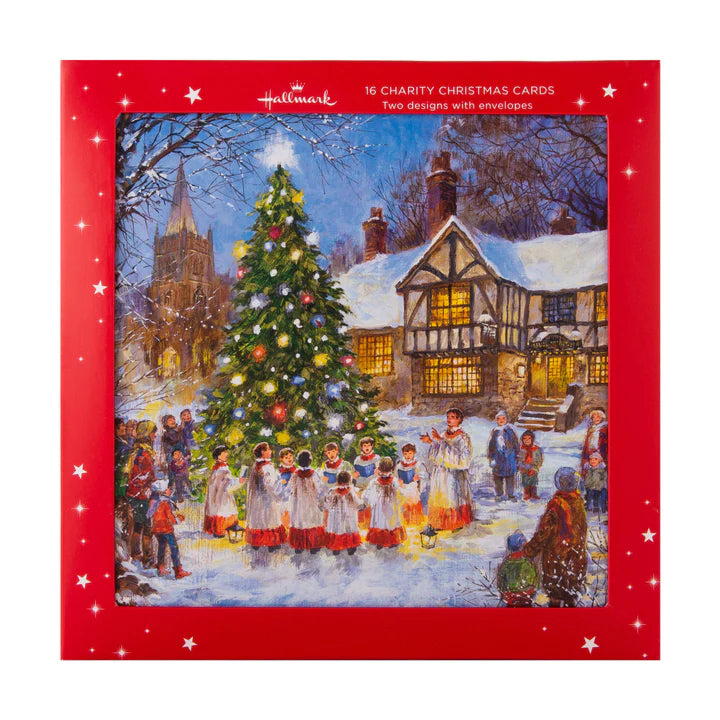 Charity Christmas Cards - Pack of 16 in 2 Festive Designs