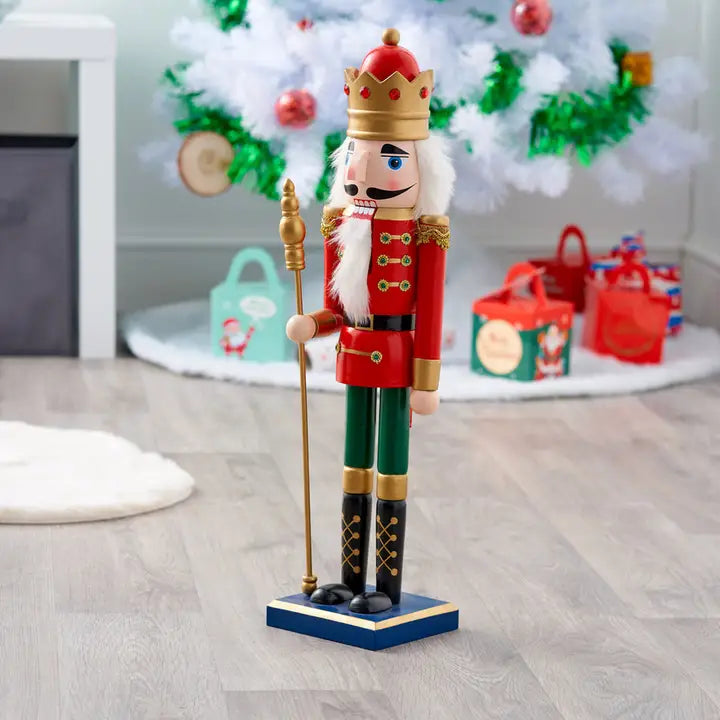 Large Traditional Christmas Wooden Nutcracker