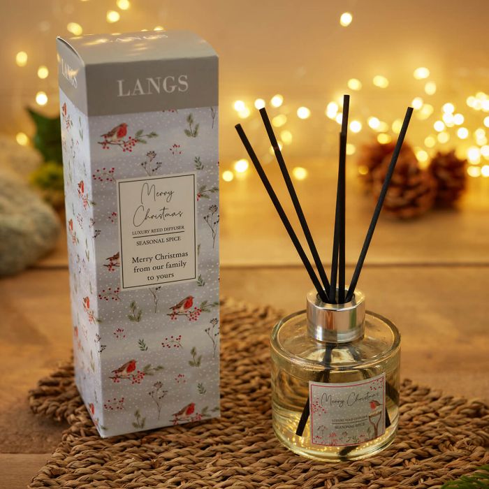 Christmas Diffuser Merry Christmas Robin Seasonal Spice 100ml