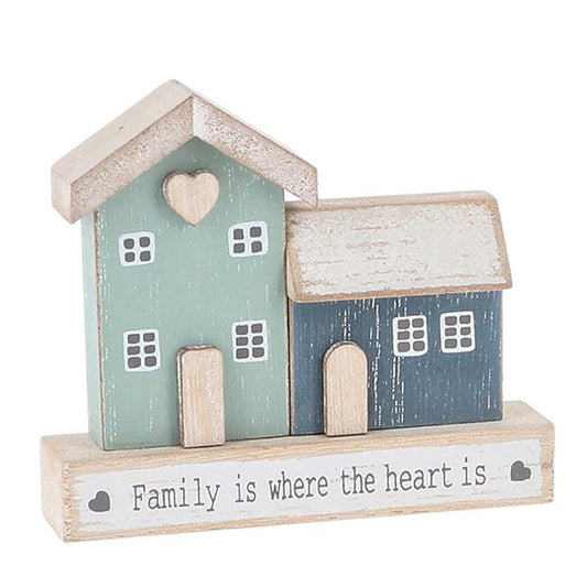 Love Lane 2 House Plaque Family