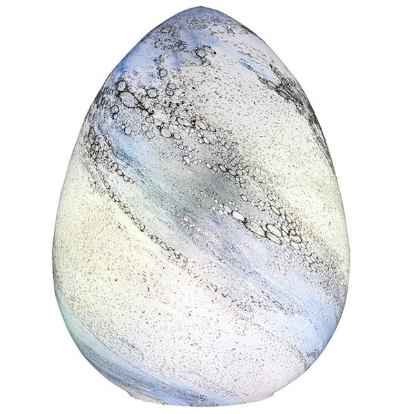 Cosmos Egg Lamp Blue 24cm