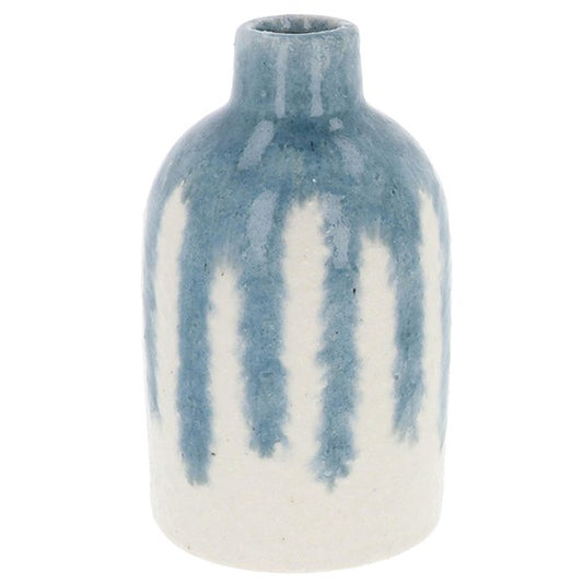 Vesuvius Short Bottle Vase Teal