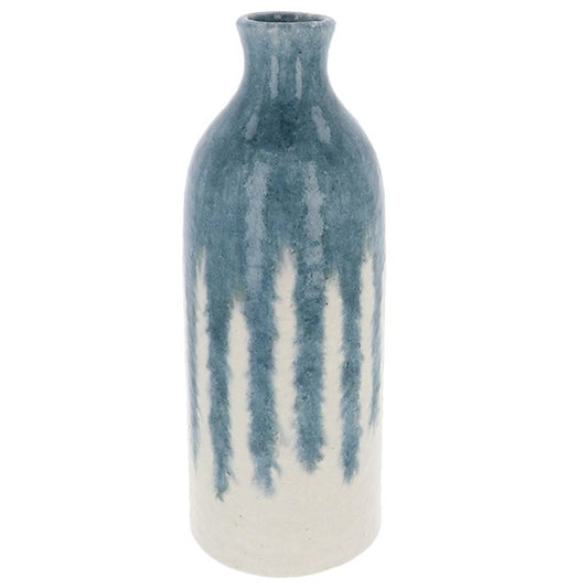 Vesuvius Bottle Vase Large Teal