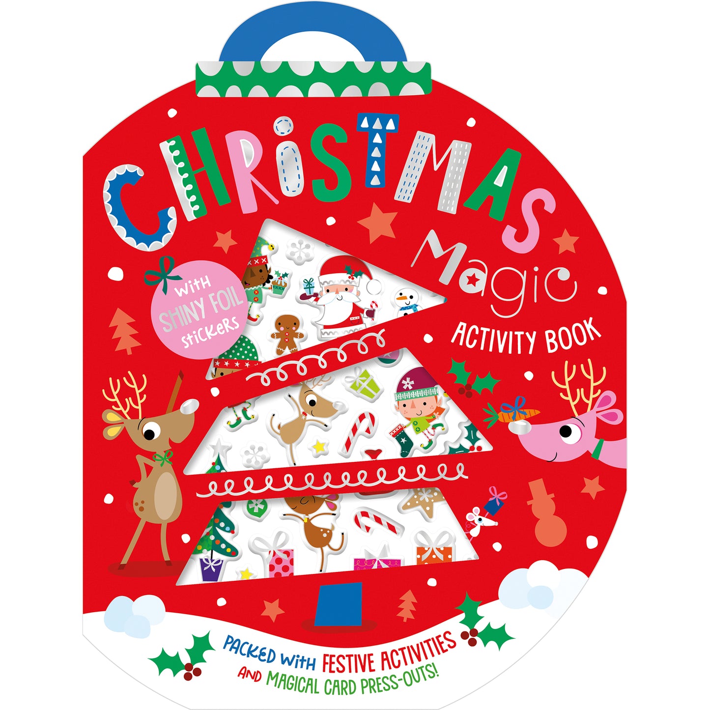 Christmas Magic Shiny Stickers Activity Book