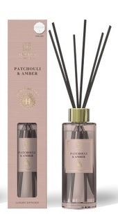 Luxe Premium Reed Diffuser 90ml - Patchouli & Amber