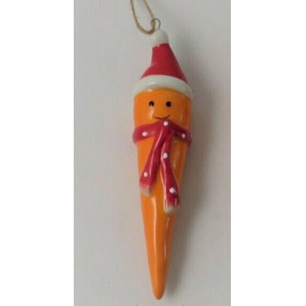 Hanging Carrot, 10cm