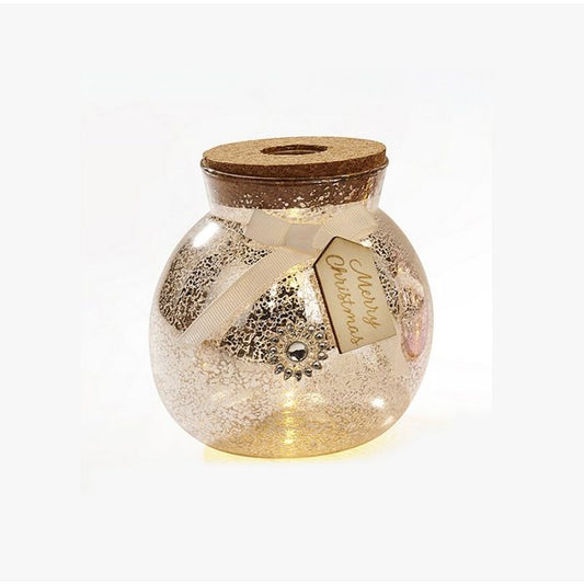 Parisienne Led Silver Jar