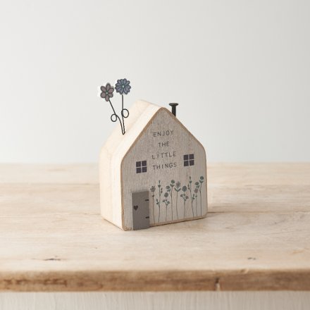 Wooden Little Things House, 13cm