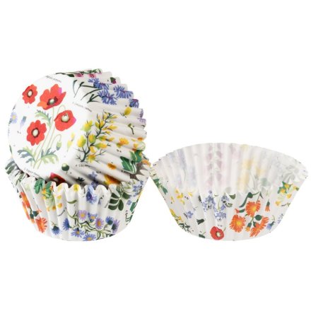 Wild Flowers Cupcake cases