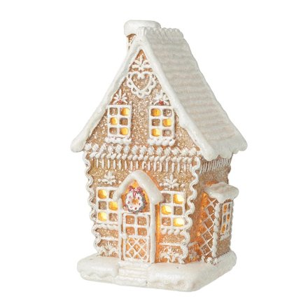 Light UP Gingerbread House, 21cm