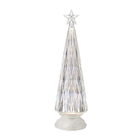 Rotating LED Christmas Tree, 34.5cm