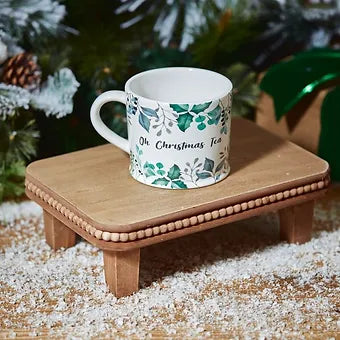 Oh Christmas Tea Holly Mug