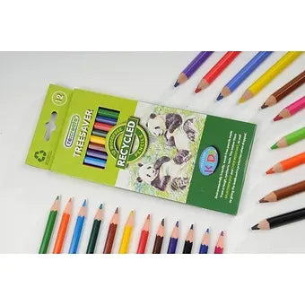 ReCreate Treesaver Recycled Colouring Pencils (Pack of 12)