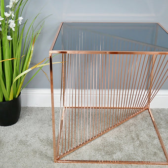 Copper Side Table