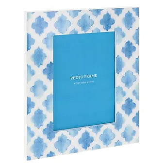 Blue Trellis Photoframe 6x4