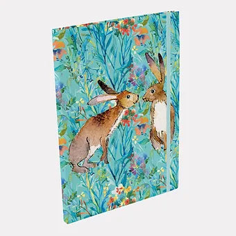 A4 Notebook -Kissing Hares