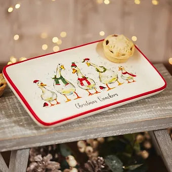 Christmas Quackers Duck Plate