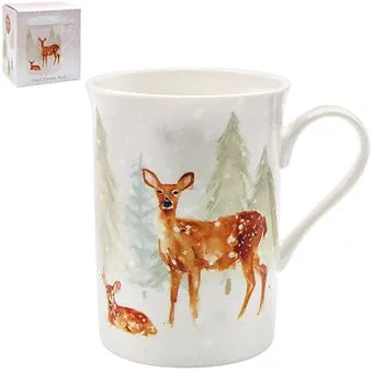 China Mug Gift Boxed Forest Family