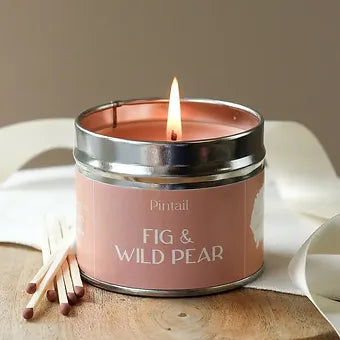 Pintail Fig and Wild Pear Classic Tin Candle