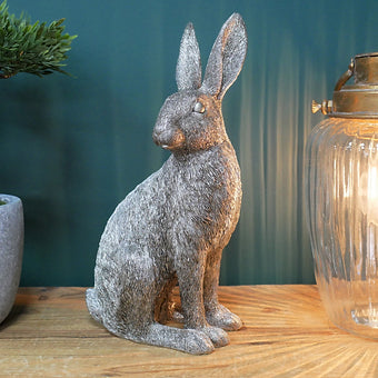 Silver Hare Ornament