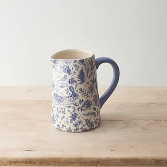 Blue Hare Jug, 16cm