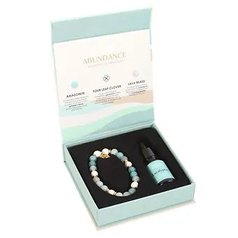 Abundance Amazonite Crystal Essential Oil Bracelet