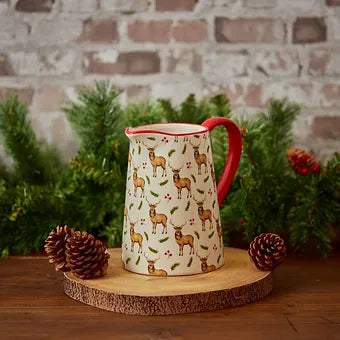 Christmas Stag Ceramic Large Jug