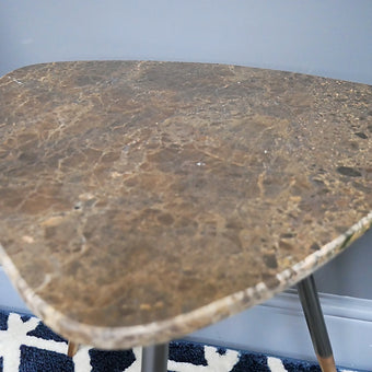 Marble & Iron Coffee Table