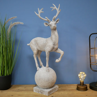 Large Stag On Ball