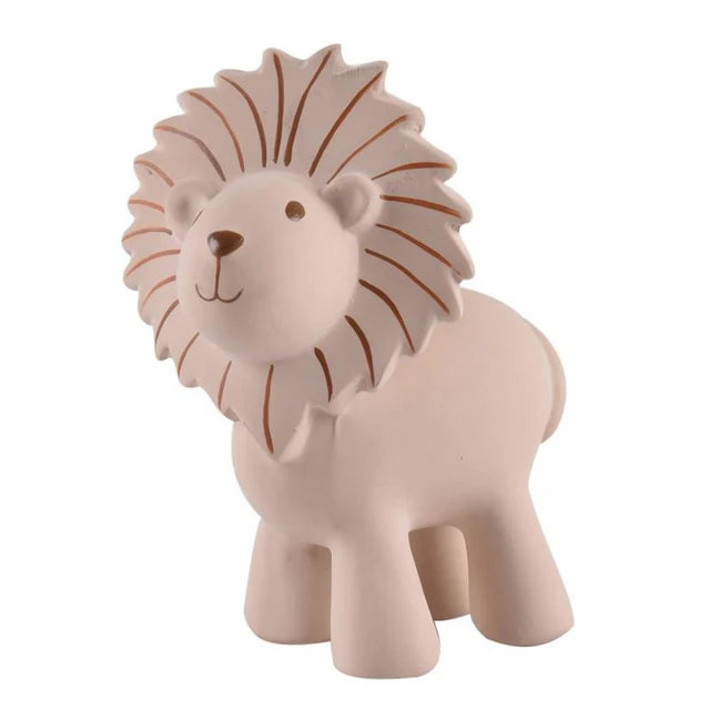 Gift Boxed Lion - Natural Rubber Rattle & Bath Toy