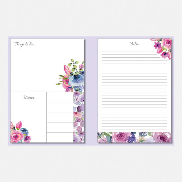 Sticky Notes Folder – Lilac Blush