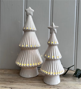 Porcelain Light-Up Christmas Tree Decoration