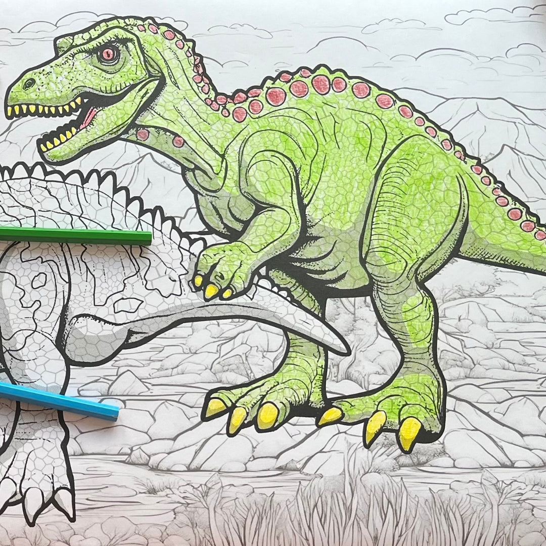 Colour-Saurus 12ft Poster