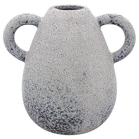 Boucle Stone Vase Mist Small