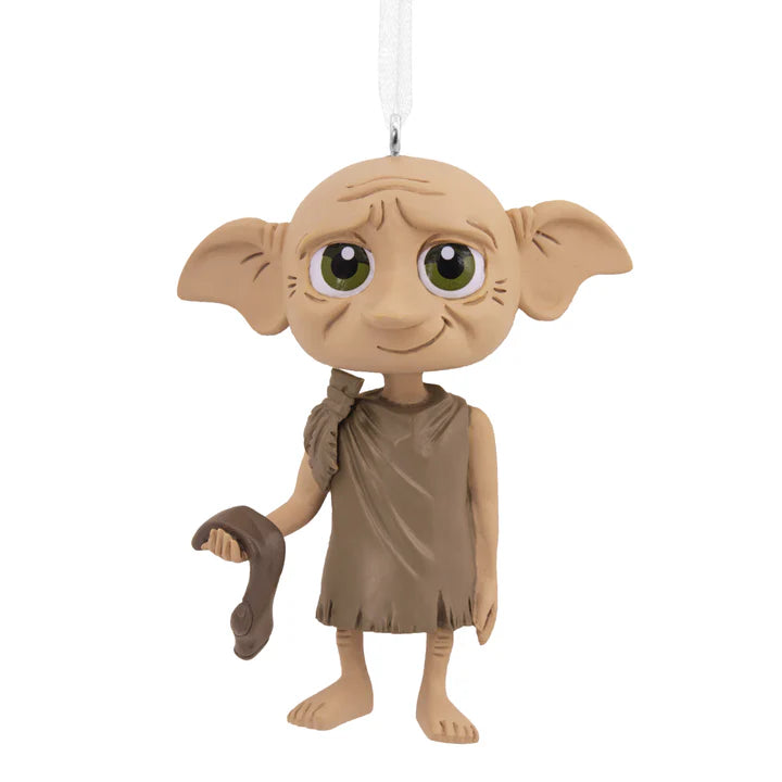 Collectable Harry Potter™ Ornament - Dobby the House Elf with Sock Stylised Design