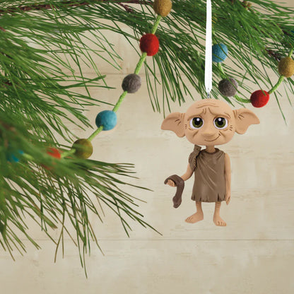 Collectable Harry Potter™ Ornament - Dobby the House Elf with Sock Stylised Design