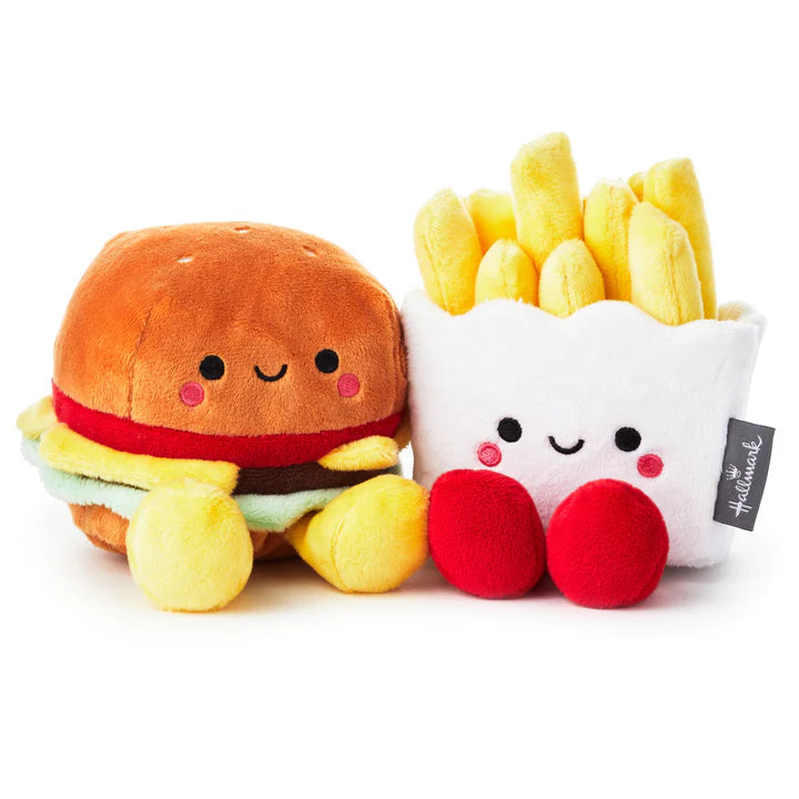 Hallmark Better Together Burger & Fries Magnetic Soft Toy Pair Plush