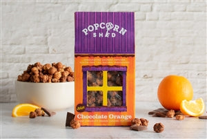 Chocolate Orange Gourmet Popcorn Shed