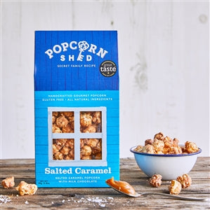 Salted Caramel Gourmet Popcorn Shed