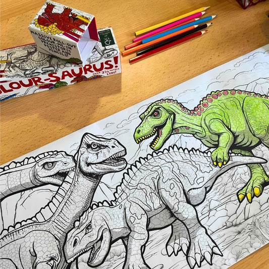 Colour-Saurus 12ft Poster